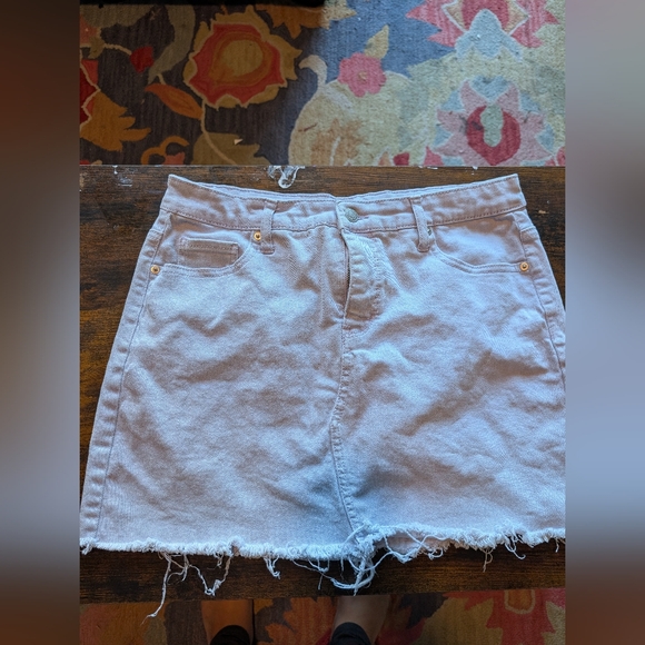 Wild Fable Light Purple Denim Skirt Size 12 - Picture 1 of 11